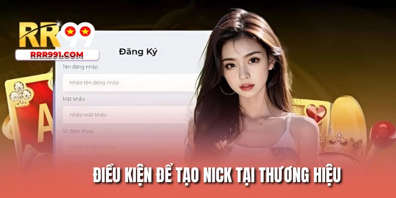 Điều kiện cần có để đăng ký tài khoản thành công