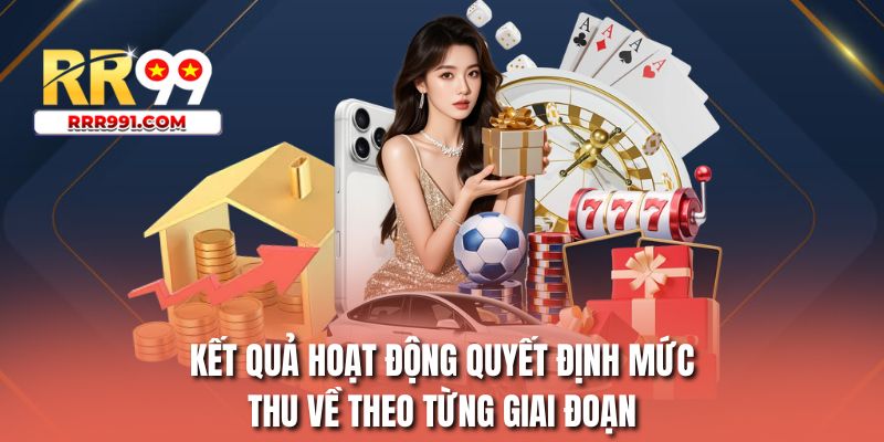Kết quả hoạt động quyết định mức thu về theo từng giai đoạn